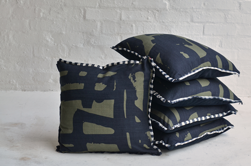 043 Navy and Grey Cushions